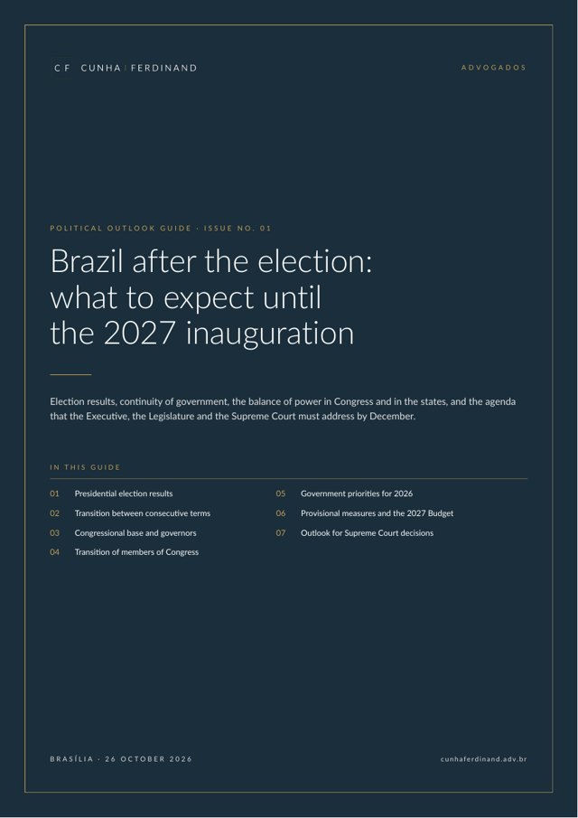 Brazil after the election: what to expect until the 2027 inauguration